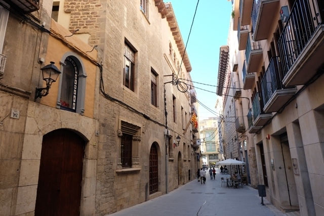 Carrer de la Rosa, localització de rodatge a Tortosa